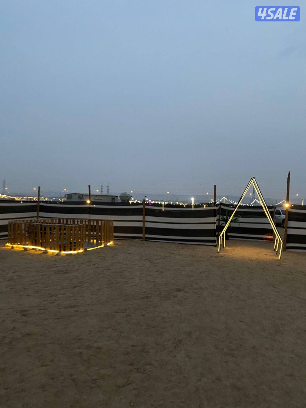 كشتة الوعود 🏕️ خيمه غنفات ٧/٤ خيمه٤/٤منام +قعده خارجيه +معدات شوي4