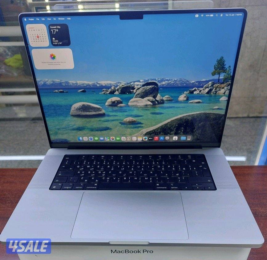 للبيع ماك بوك برو 16 شاشة 512 SSD رام 16 GB كالجديد مع شاحن وشنطة ماوس3