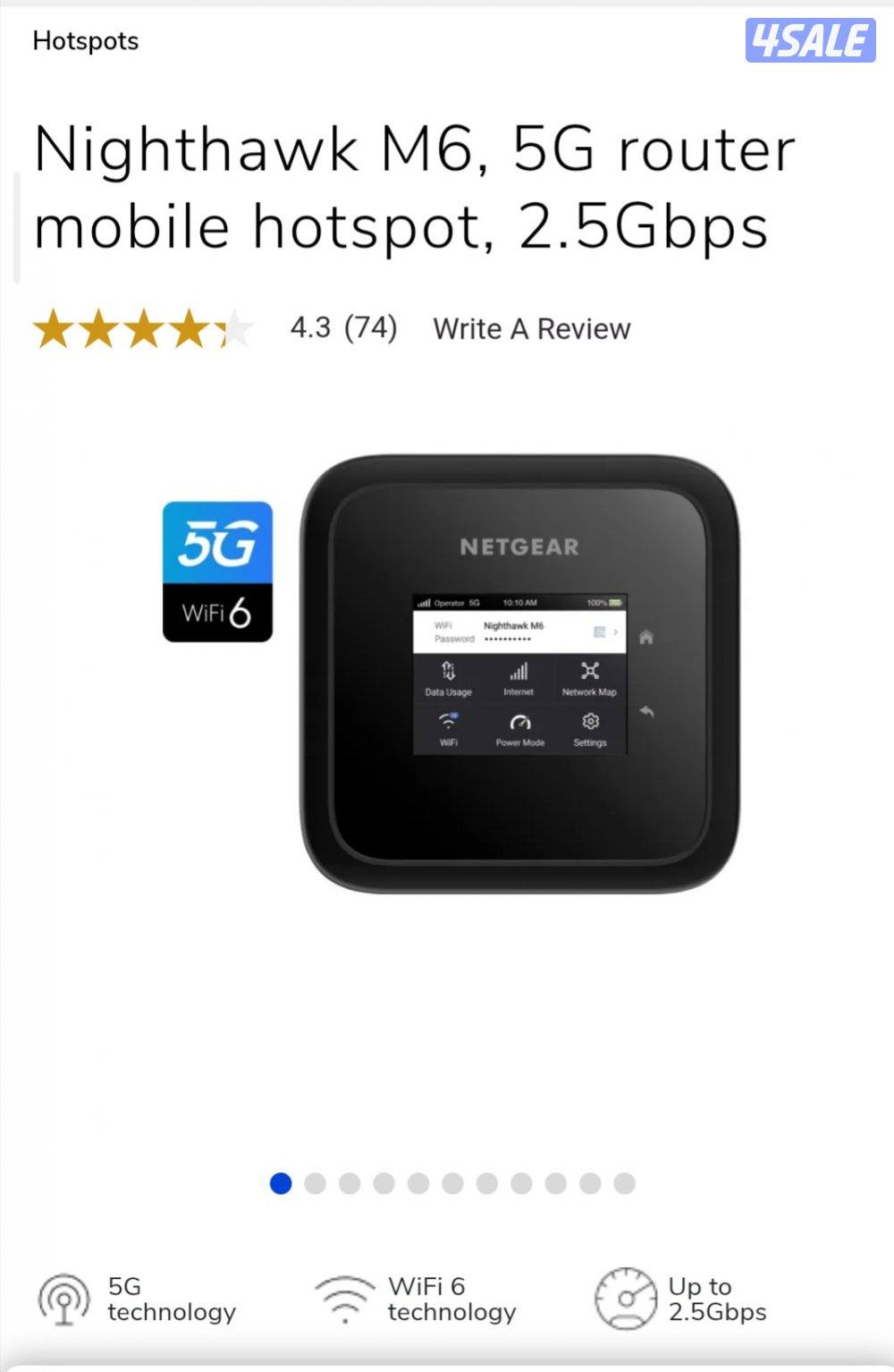 NETGEAR NIGHTHAWK M6 5G With Original Box (SERIOUS BUYERS)7