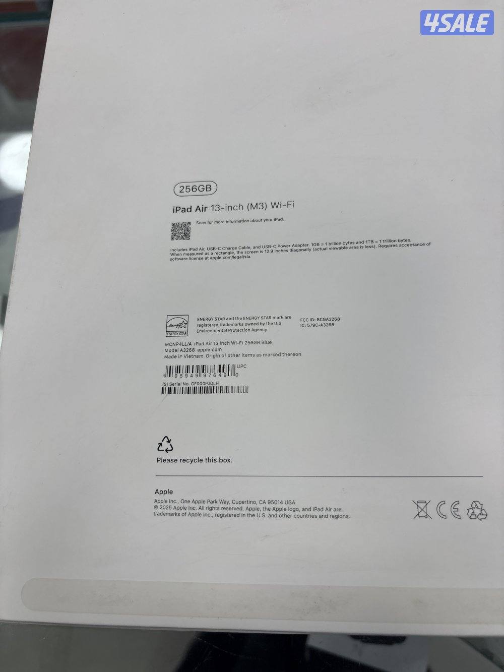 بطاريه 100 M3 13انش air. 256 GB3