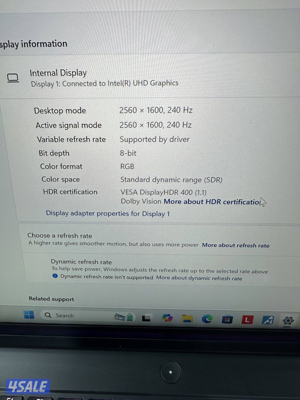 Lenovo legion pro7- core i9-13900HX (2.20 GHZ)-32GB-1TB-RTX4090-16GB0