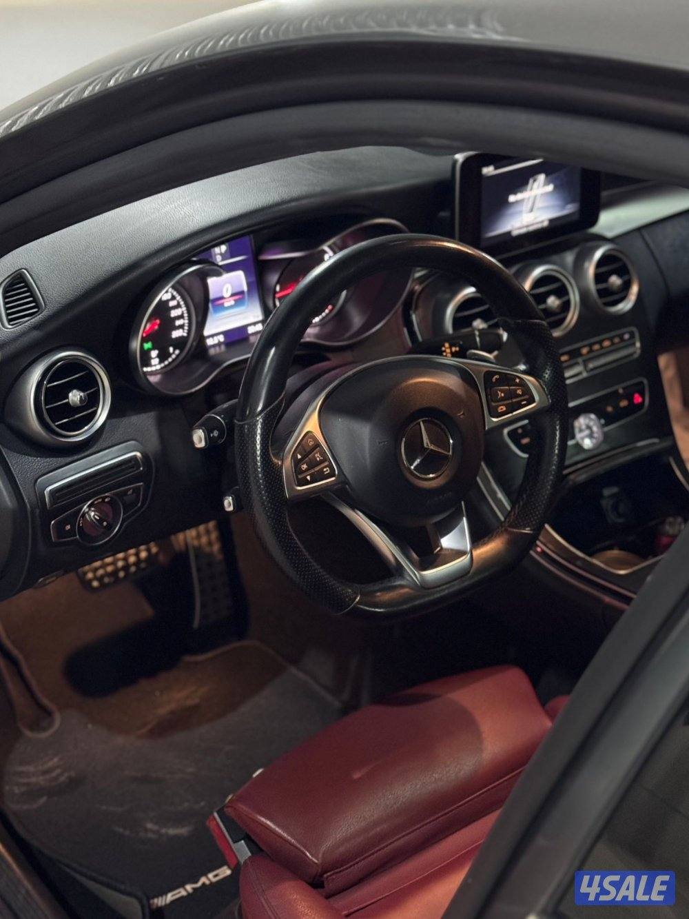 للبيع مرسيدس c200 شرط الفحص بحاله نادره9