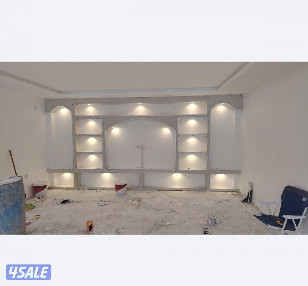 اصباغ *جبس بورد *  ديكورات * بديل خشب * وترميمات عامه /انسب الاسعار4