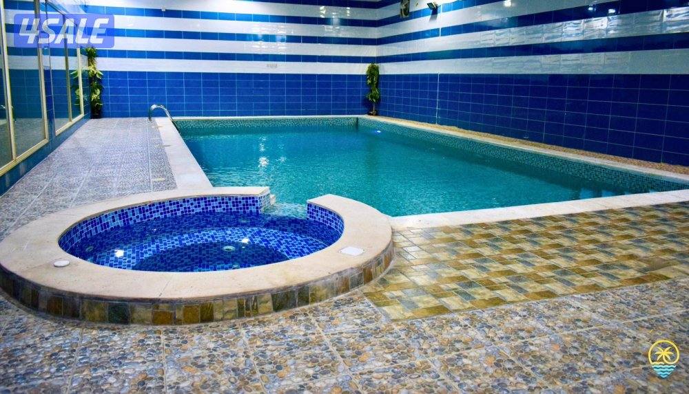 للايجار مخيم + استراحه8