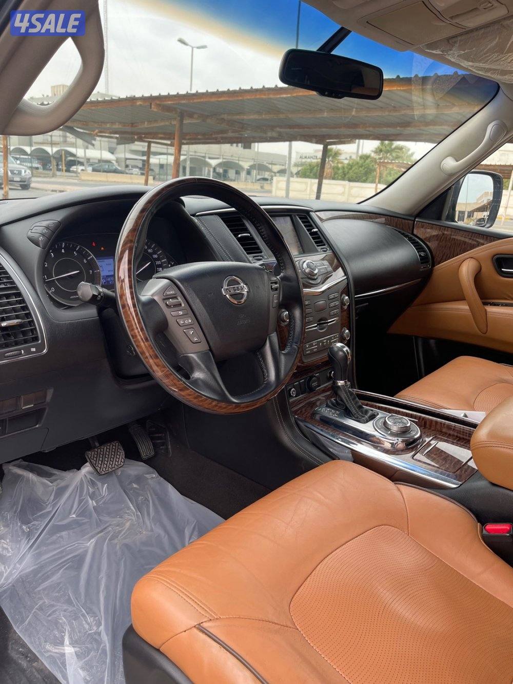 نيسان باترول بلاتينوم الخليج الاولى صبغ قطعه فحص جير مكينه شاصي8