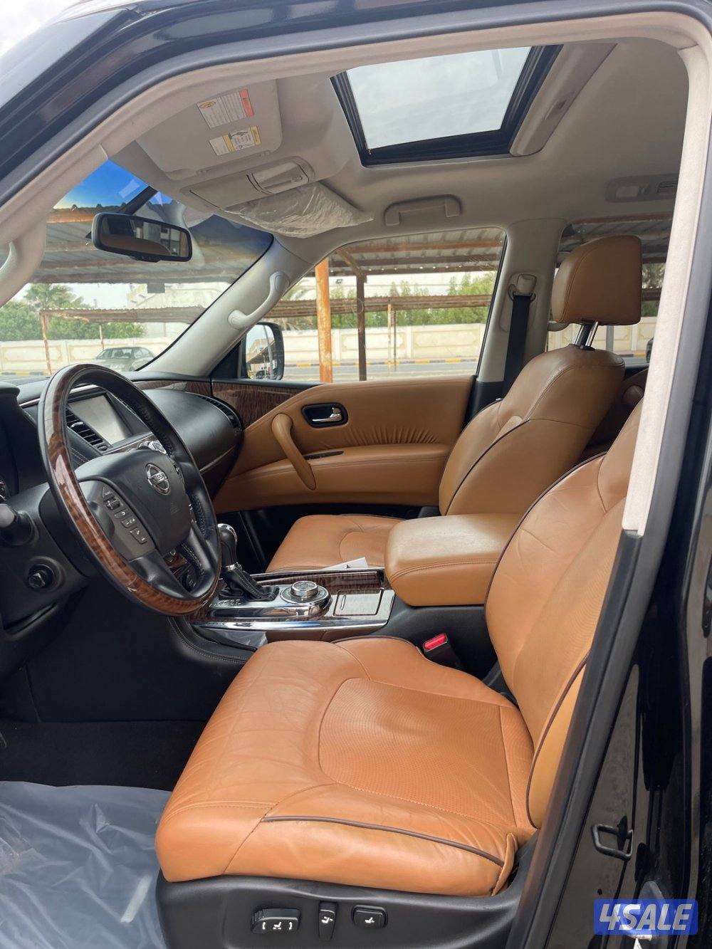 نيسان باترول بلاتينوم الخليج الاولى صبغ قطعه فحص جير مكينه شاصي9