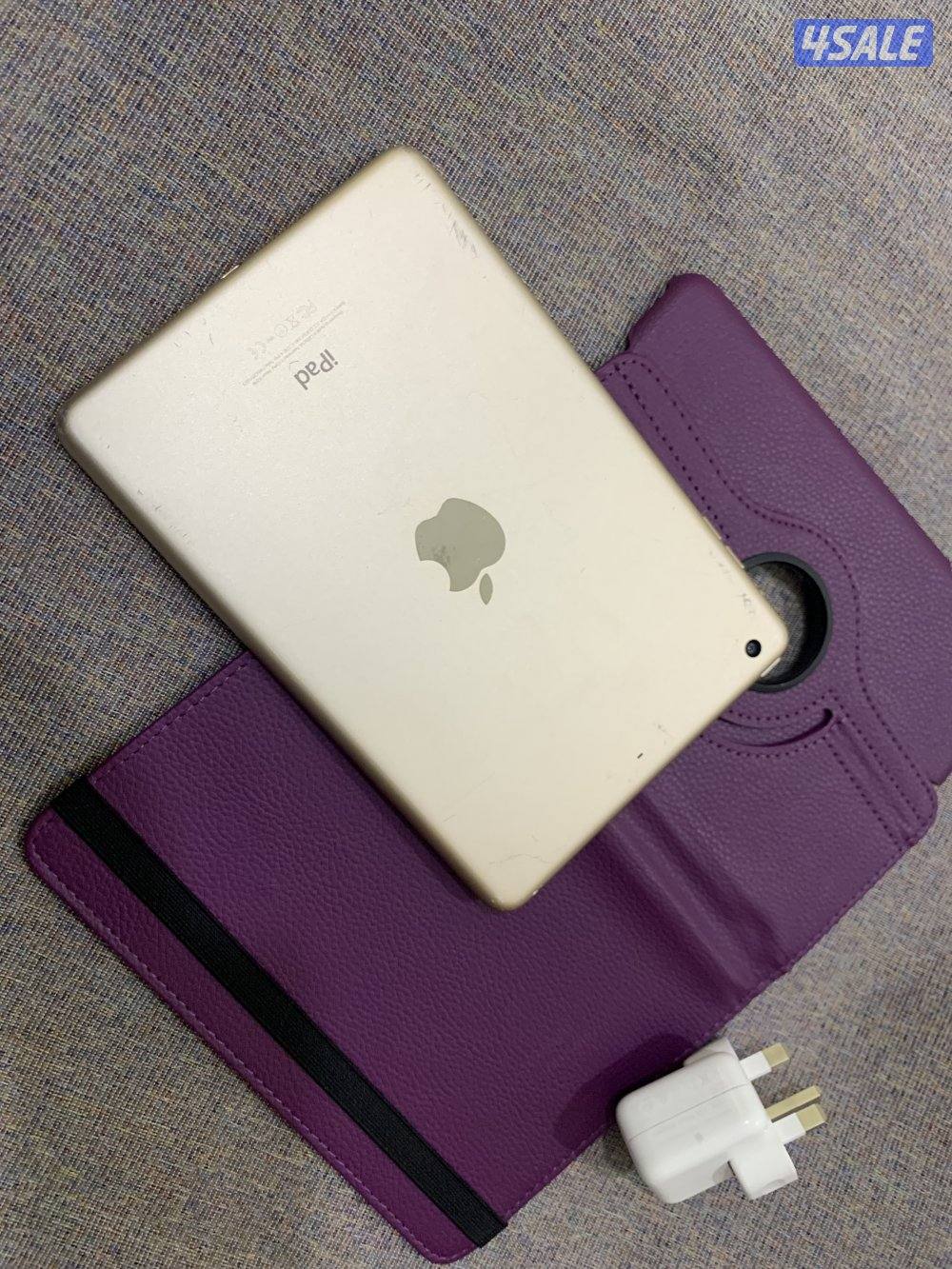 ايباد ميني 3 ثري 16 قيقا نظيف وشغال تمام مع كفر جديد وشحن اصلي0