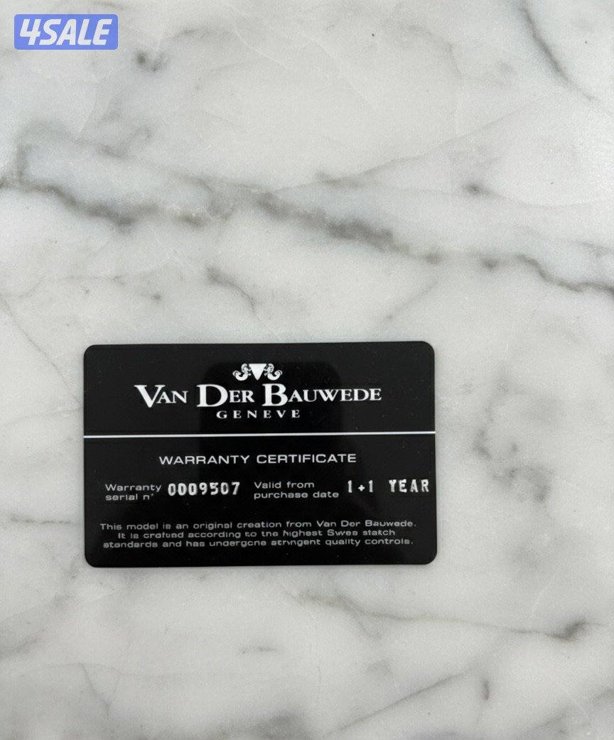 ساعة رجالية من ماركة Van der Bauwede Genève1