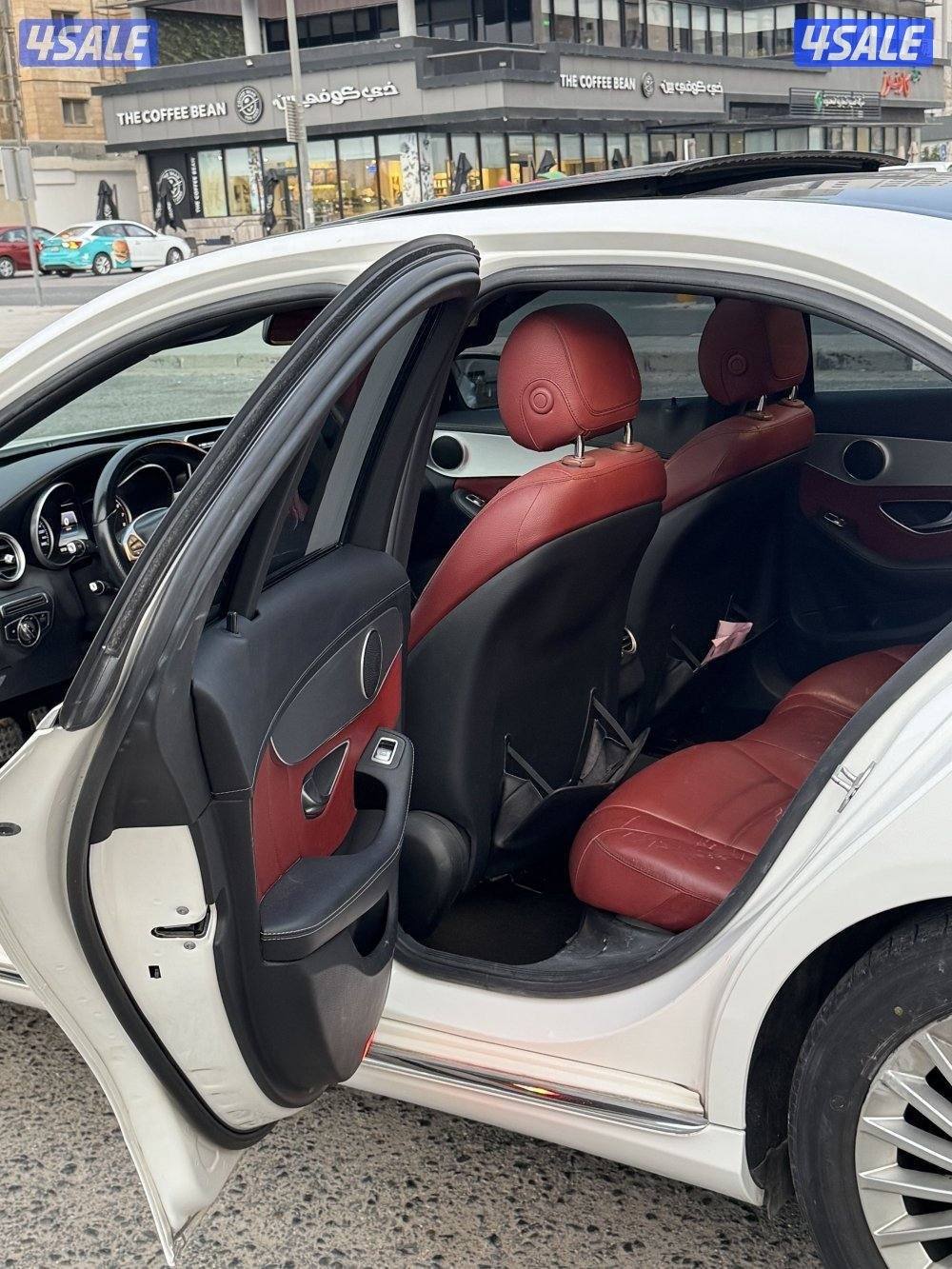 مرسيدس c200 موديل 2015 ماشي 124 الف6