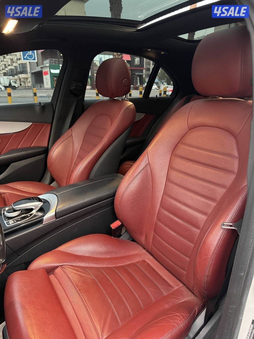 مرسيدس c200 موديل 2015 ماشي 124 الف5