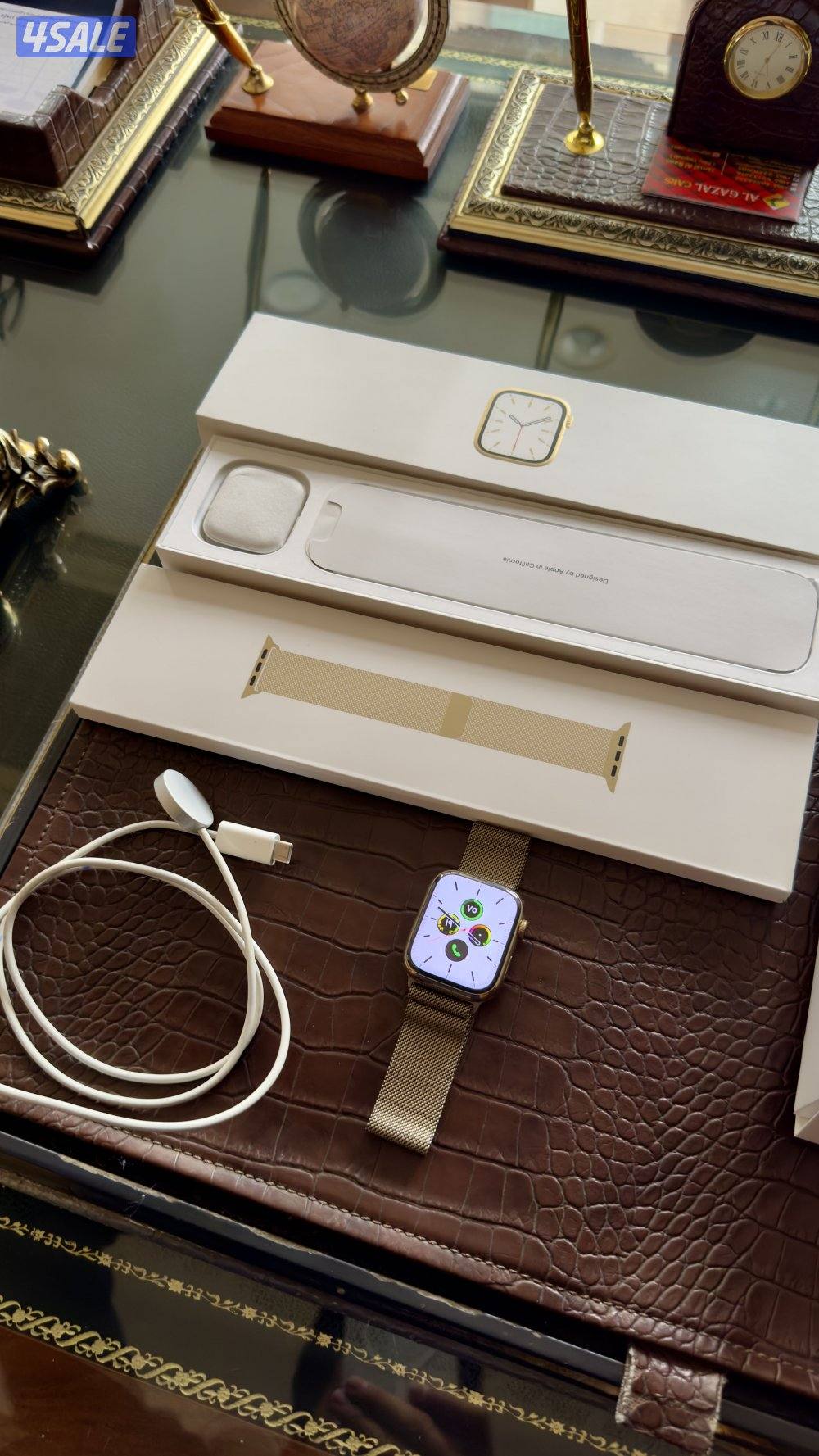 صدار 7مقاس 45 ذهبي سانستيل شريحة9