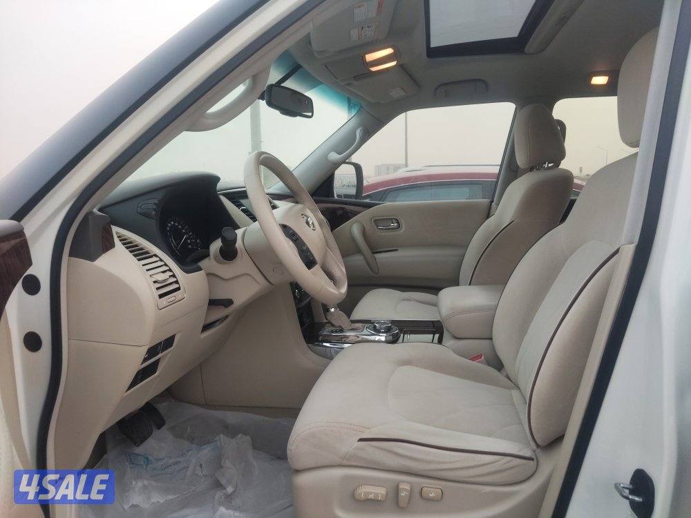 نيسان باترول SE موديل 2014 ابيض عداد ١٩٩ الف بحاله ممتازة6