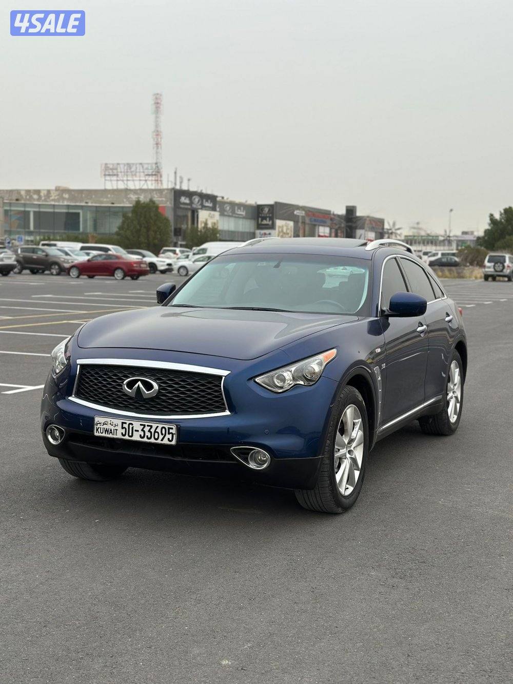 للبيع انفينيتي QX70 mm موديل 2017 اعلي مواصفات0