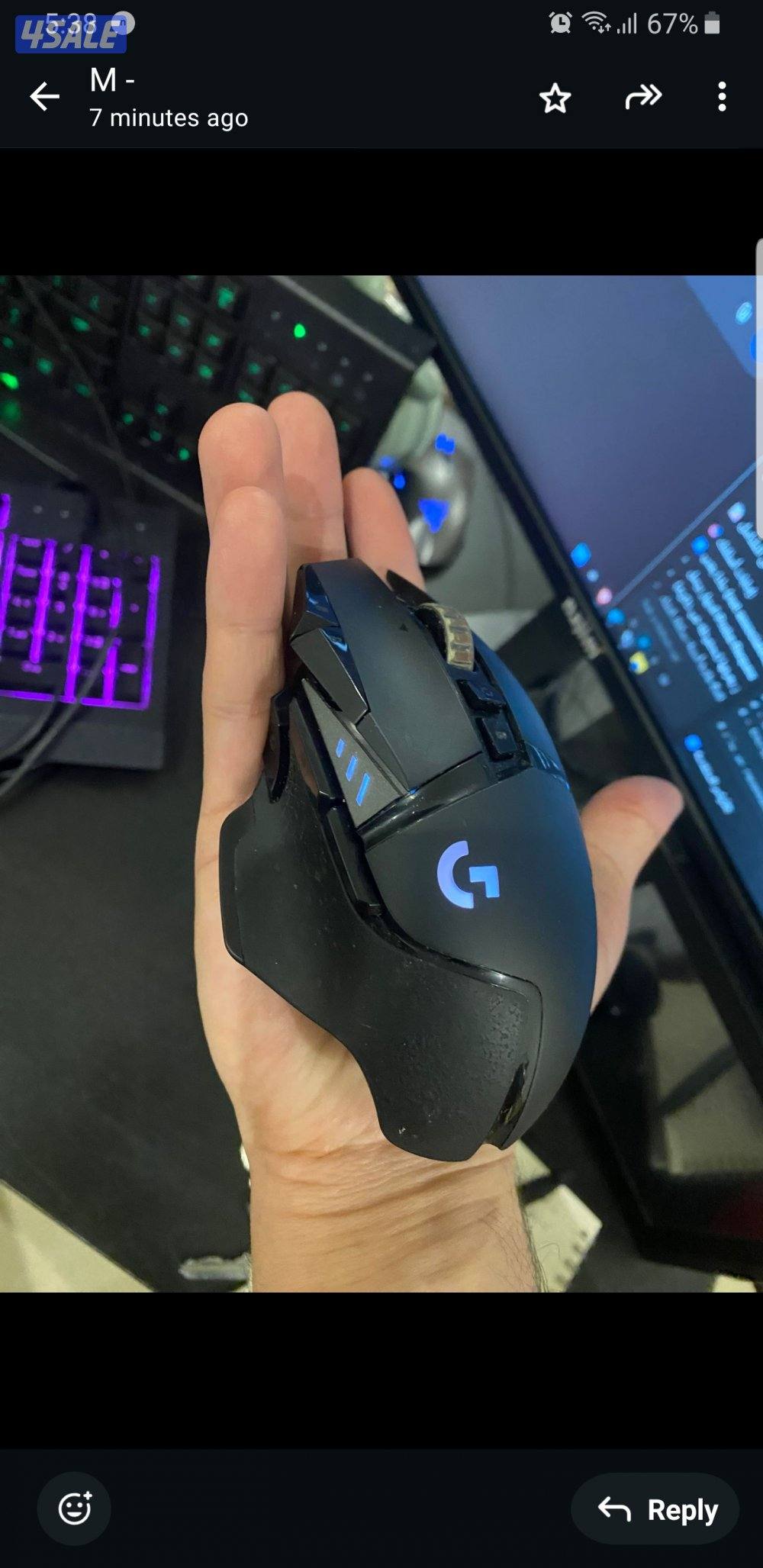 ماوس - Mouse  Logitech و كيبورد Razer0