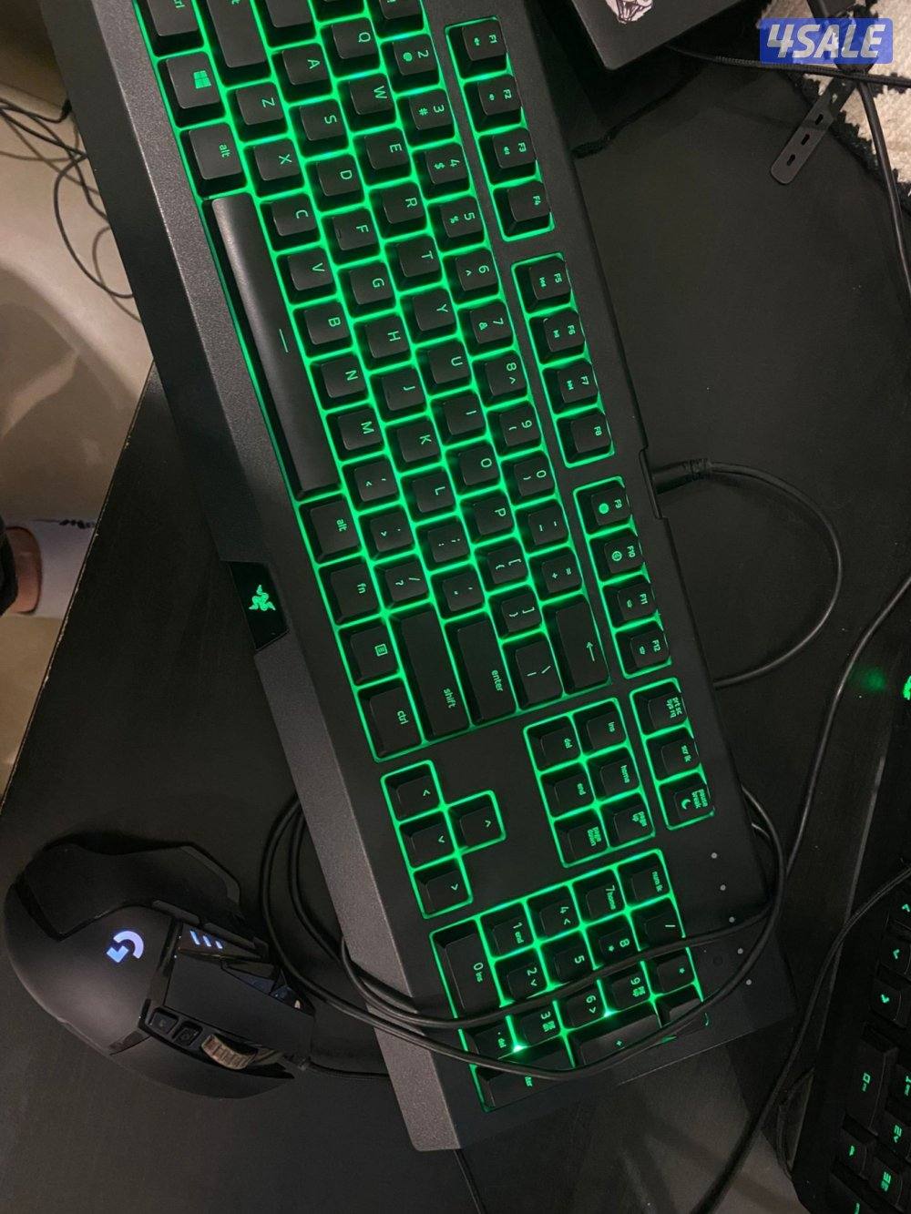 ماوس - Mouse  Logitech و كيبورد Razer2