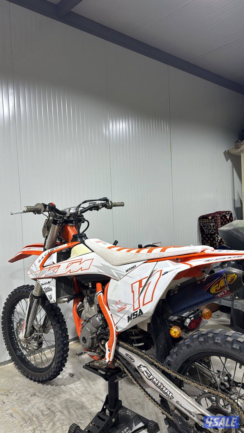 سيكل KTM SX-Fموديل 2018 ماشي 364 ساعه1