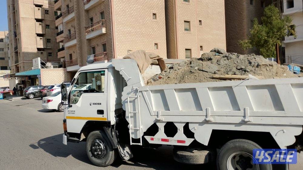 نساف لرفع الأنقاض نساف رمل مغسول سماد بقري تربه زراعية شاحنة جرافه0