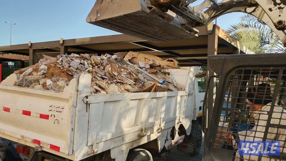 نساف لرفع الأنقاض نساف رمل مغسول سماد بقري تربه زراعية شاحنة جرافه9