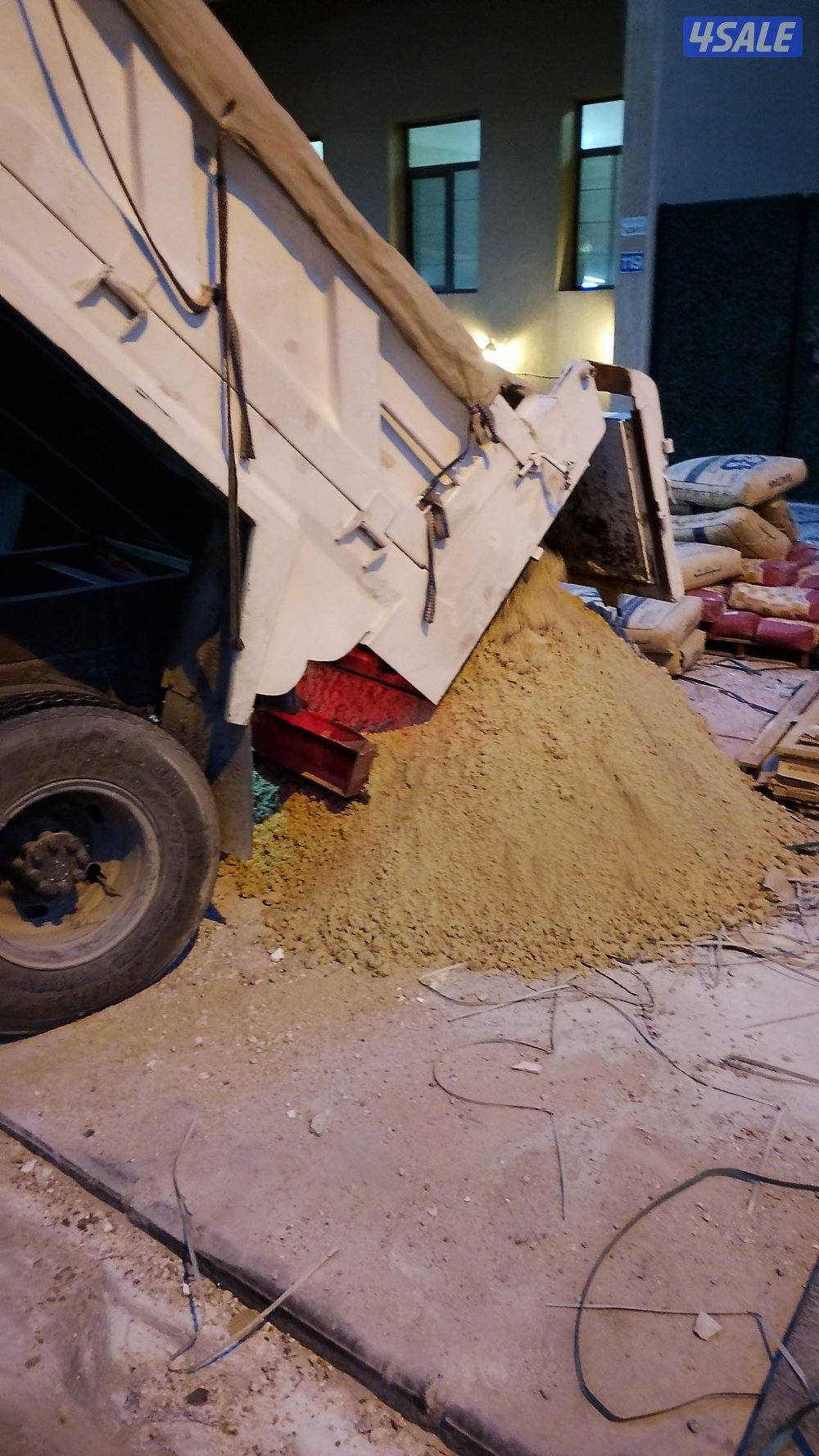 نساف لرفع الأنقاض نساف رمل مغسول سماد بقري تربه زراعية شاحنة جرافه13