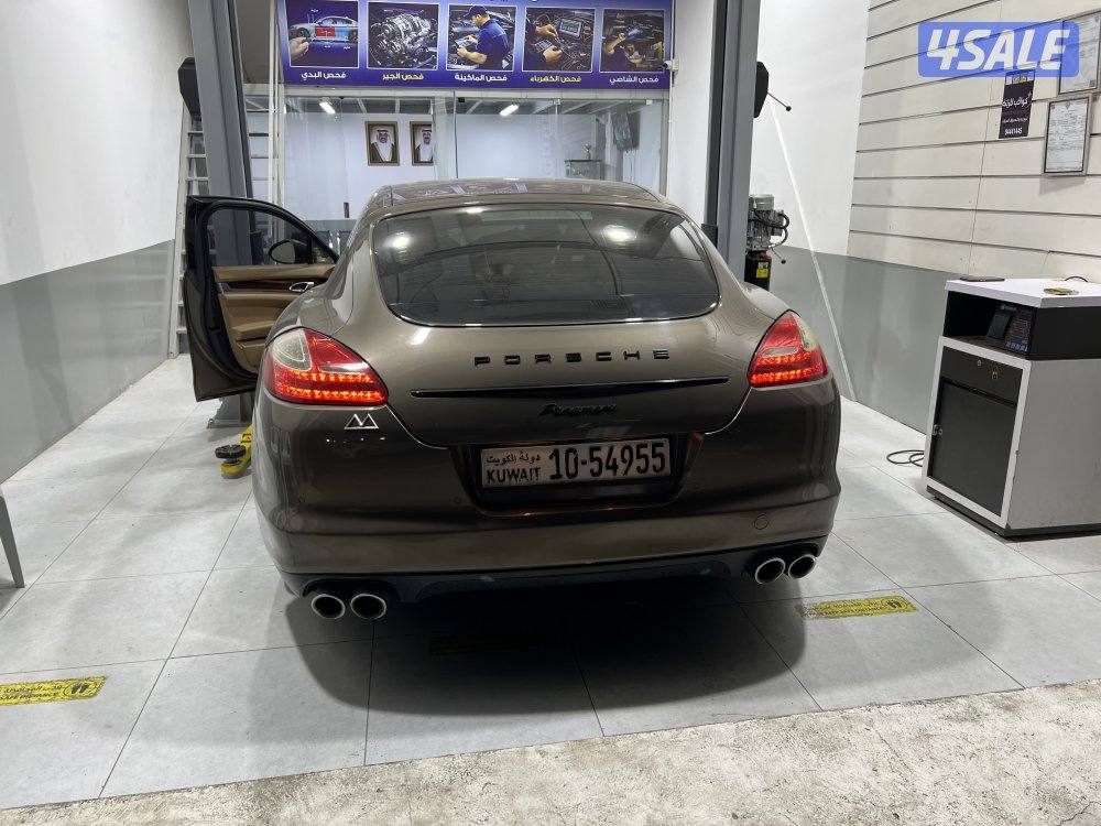 بورش باناميرا 6 سلندر اللون بني من داخل بيج نظام معاونيات مو هدروليك3