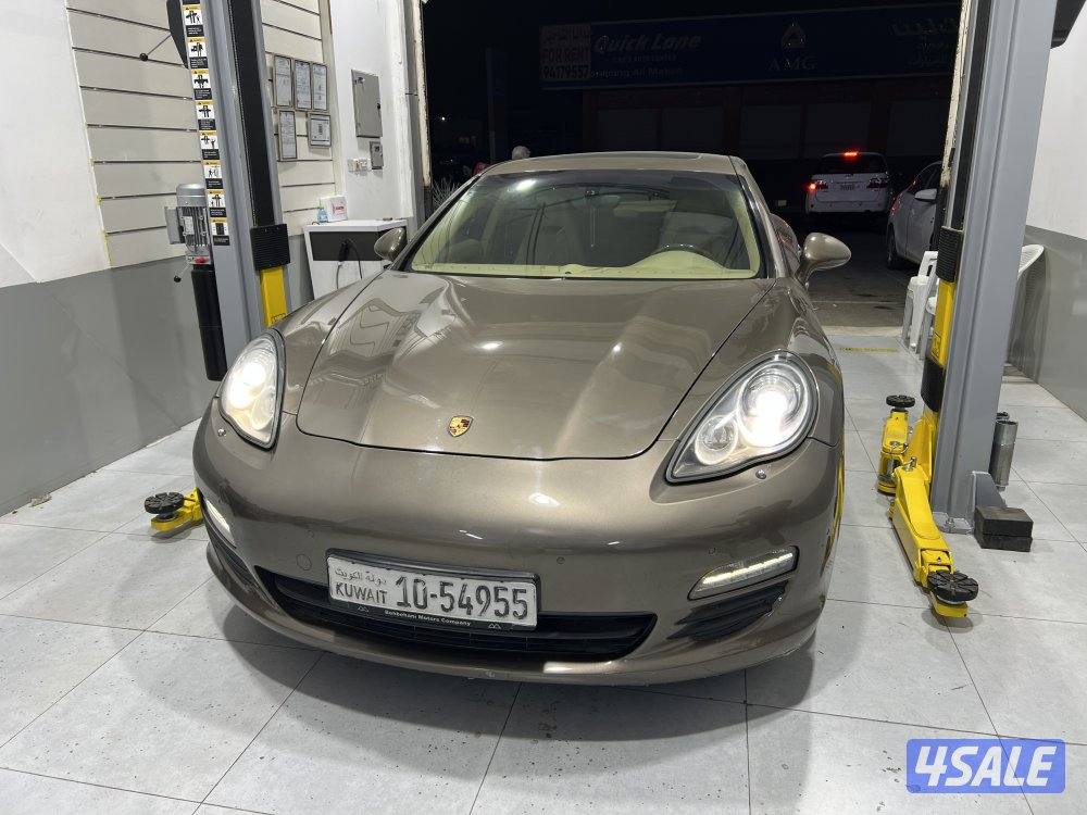 بورش باناميرا 6 سلندر اللون بني من داخل بيج نظام معاونيات مو هدروليك4