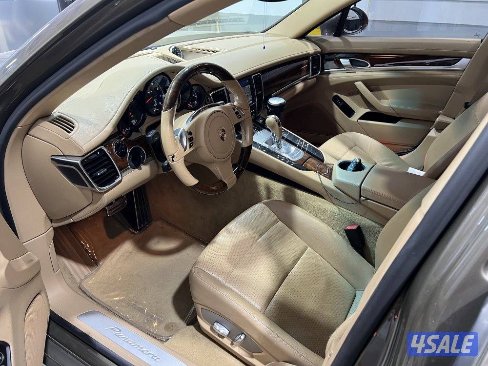 بورش باناميرا 6 سلندر اللون بني من داخل بيج نظام معاونيات مو هدروليك6