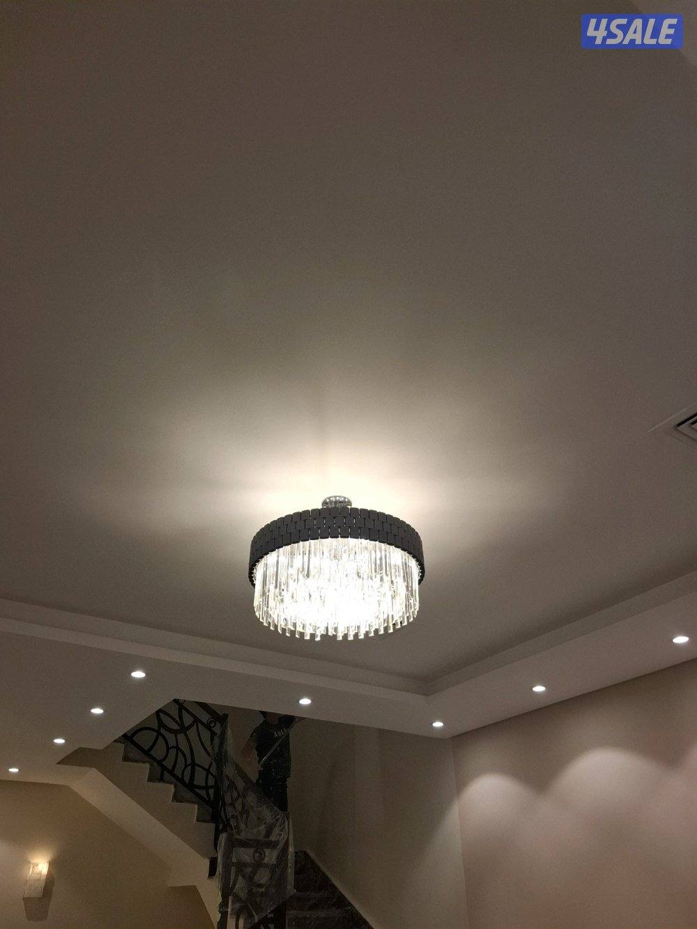 كهربائي تاسيس وتشطيب جميع اعمال الكهرباء تركيب ثريات7