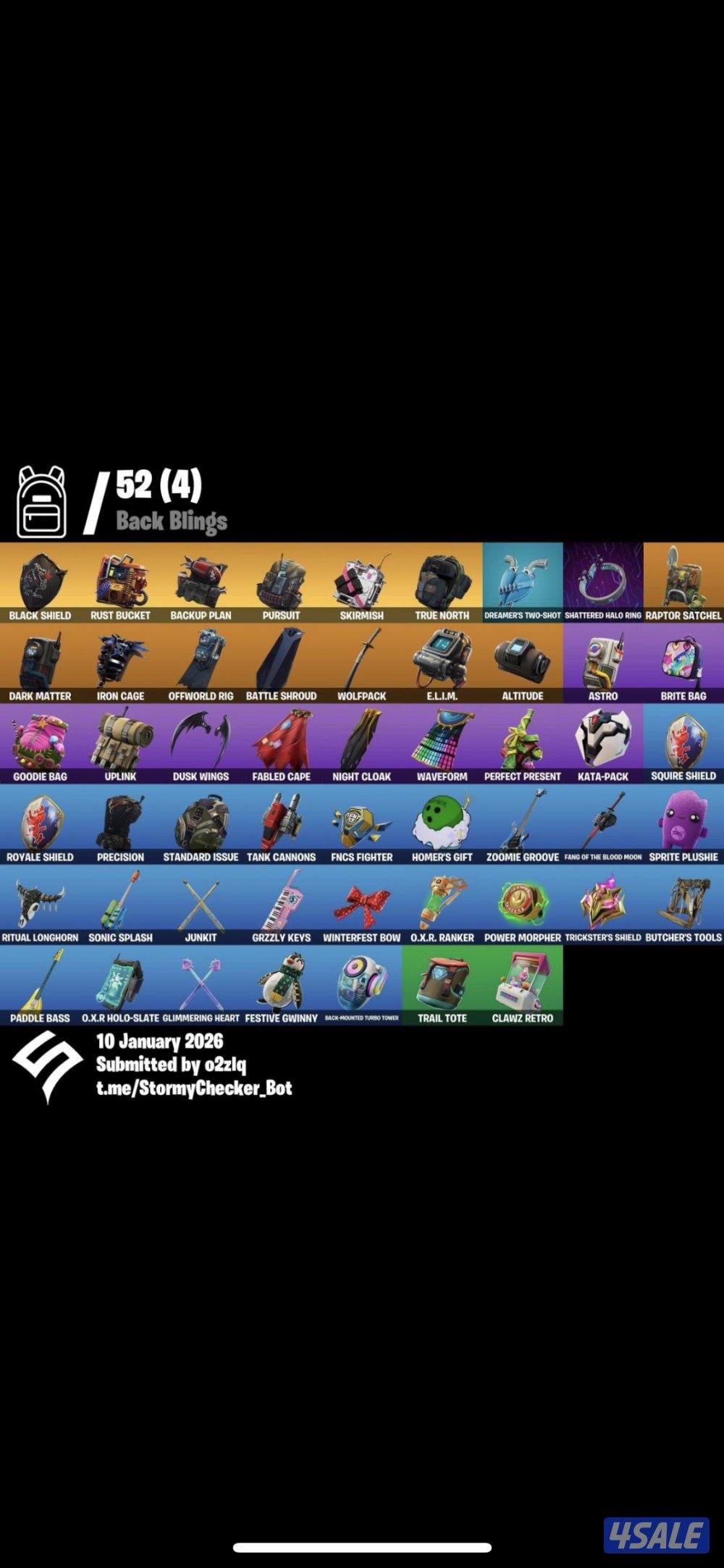 حساب فورت للبيع شيطون0