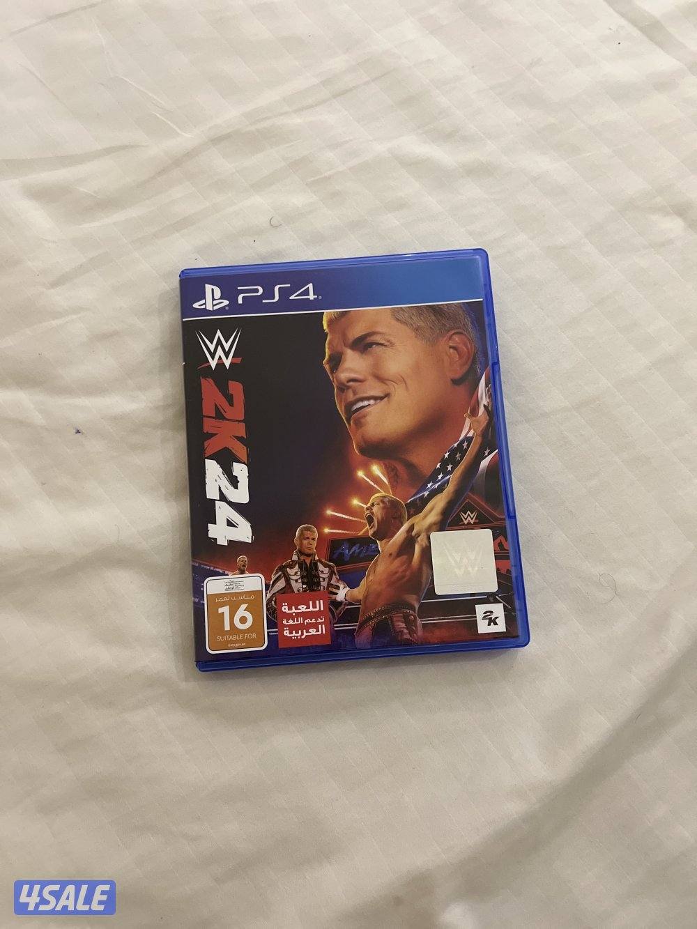 ((((((((((((((((((شريط مصارعه 2K24 مستعمل جديددد نضيف ))))))))))))))))0