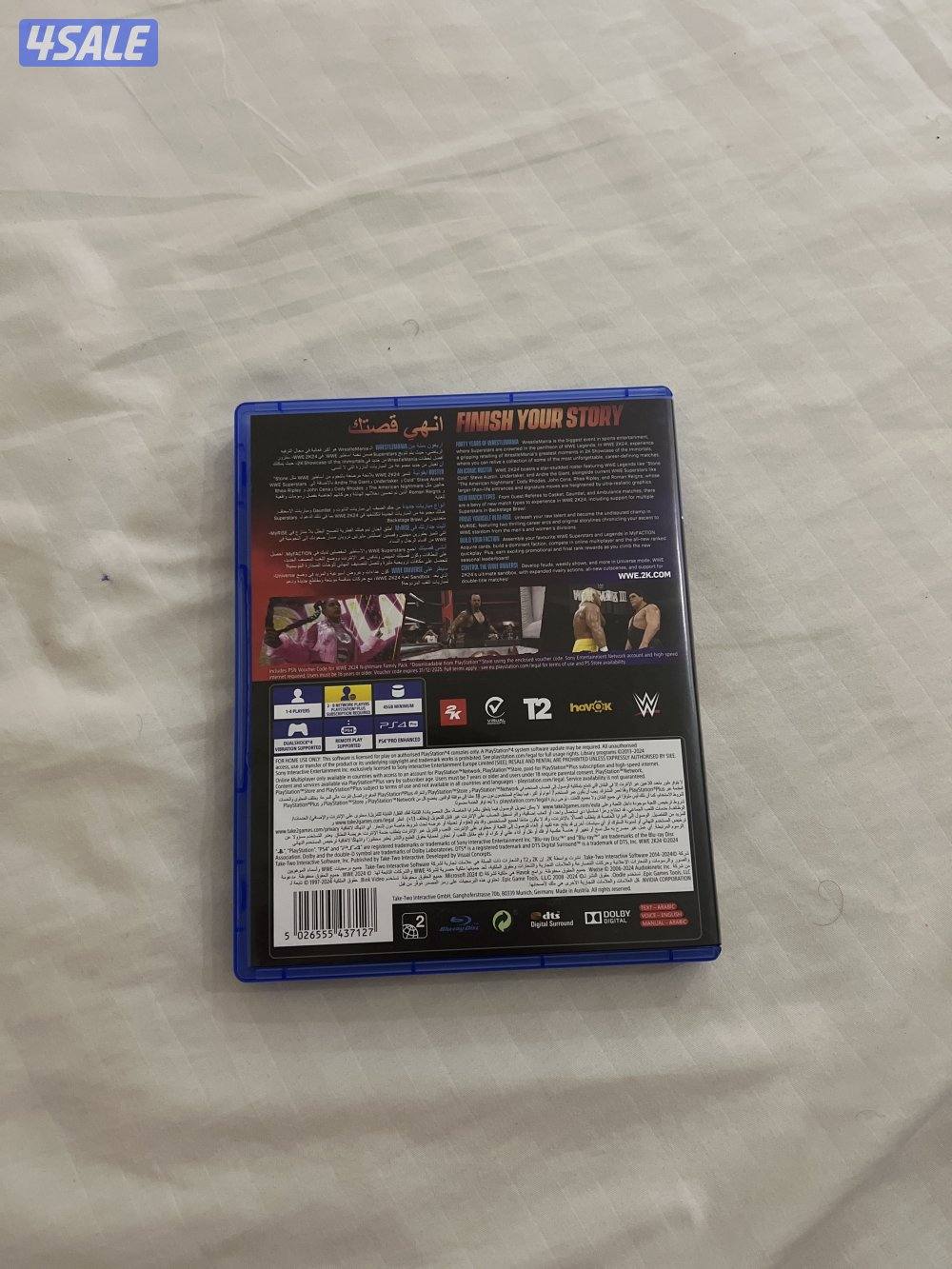 ((((((((((((((((((شريط مصارعه 2K24 مستعمل جديددد نضيف ))))))))))))))))1