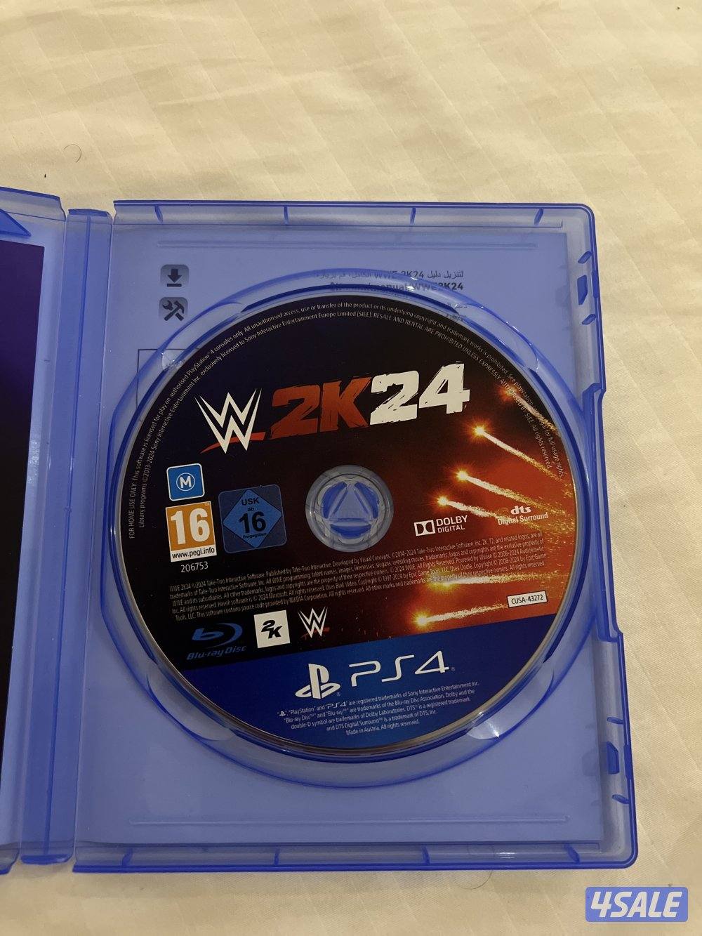 ((((((((((((((((((شريط مصارعه 2K24 مستعمل جديددد نضيف ))))))))))))))))3