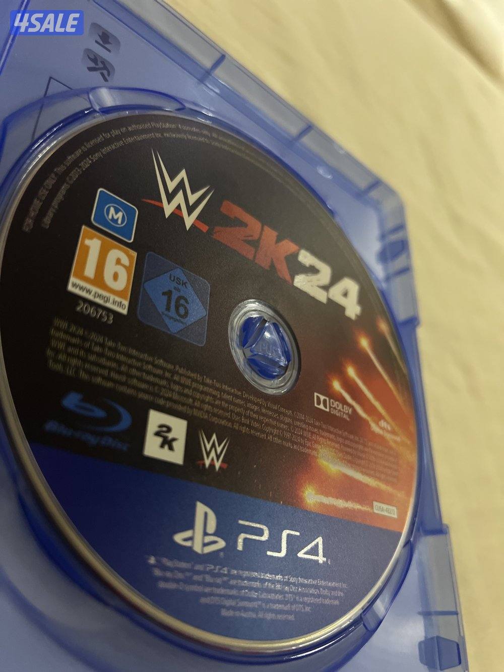 ((((((((((((((((((شريط مصارعه 2K24 مستعمل جديددد نضيف ))))))))))))))))5