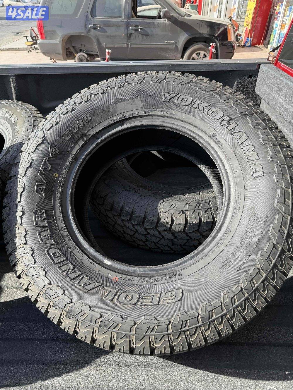للبيع تواير يوكوهاما 285/70/17 نص حجري جديد1