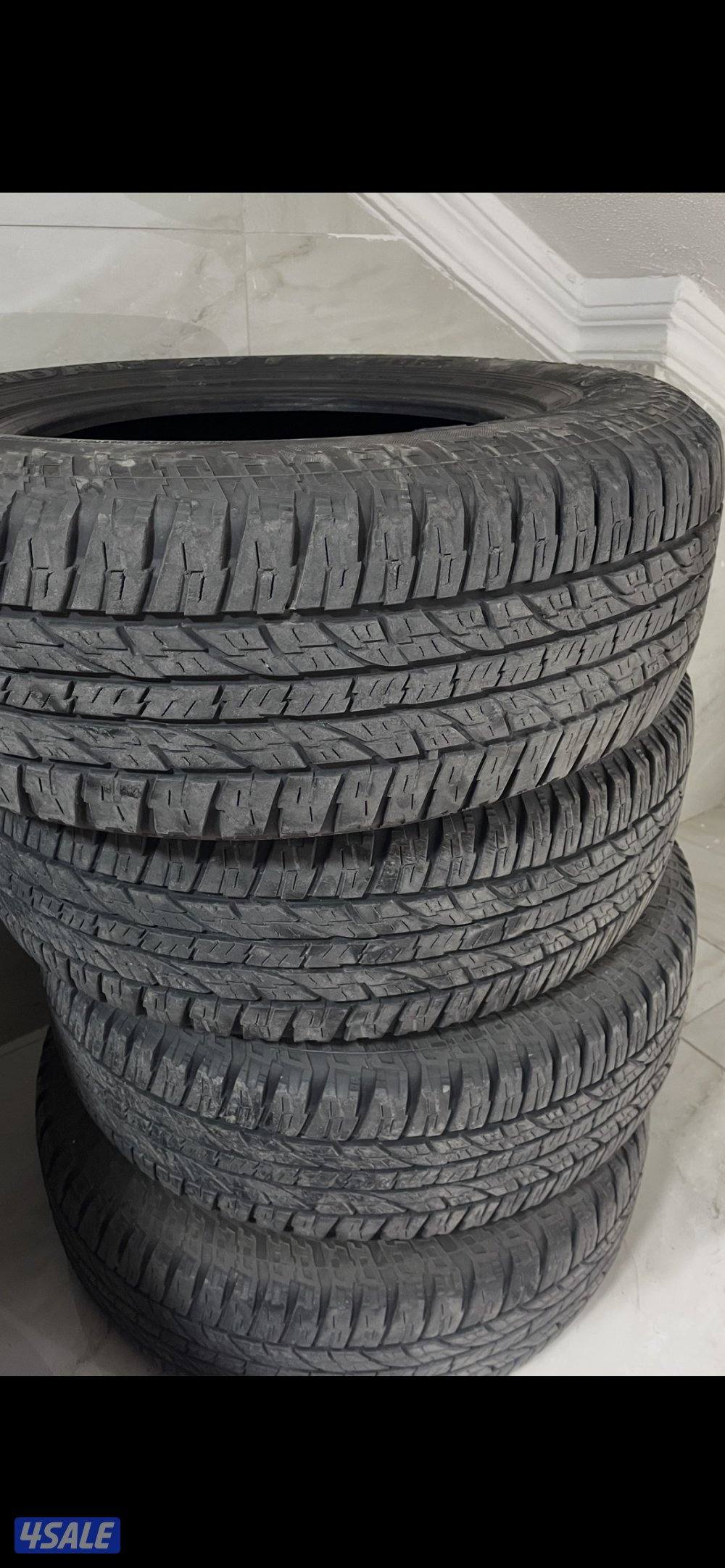 تواير يوكوهاما حجم 265/70/18جديد استعمال خفيف0