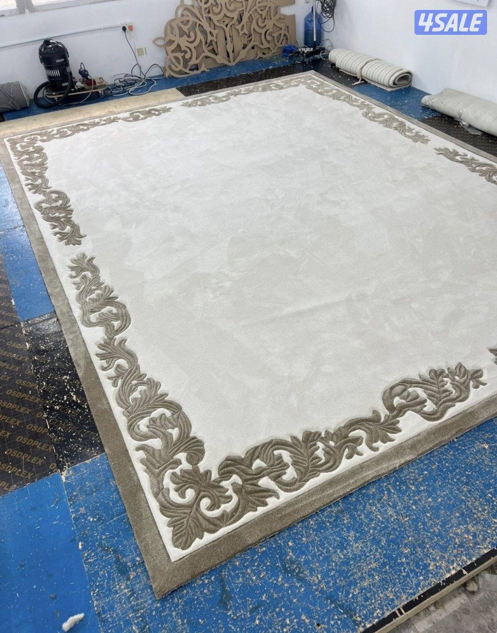 تركيب سجاد تركي ساده +حفر يدوي حسب الطلب1