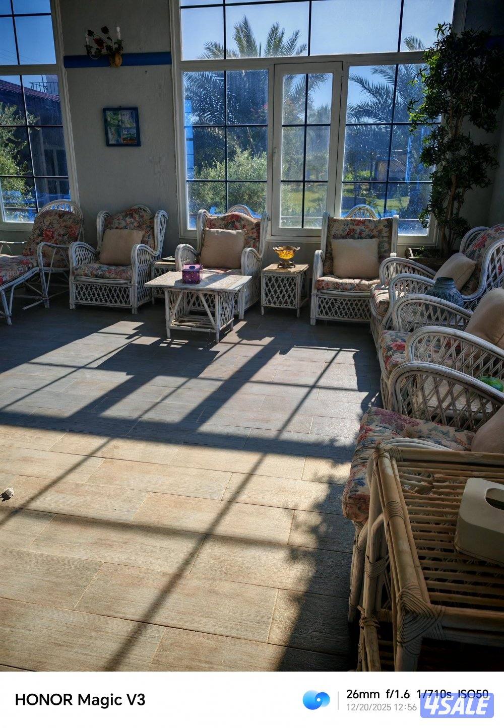 طقم بامبو خارجي مه فرشه عدد القطع 7 مع اضافات1