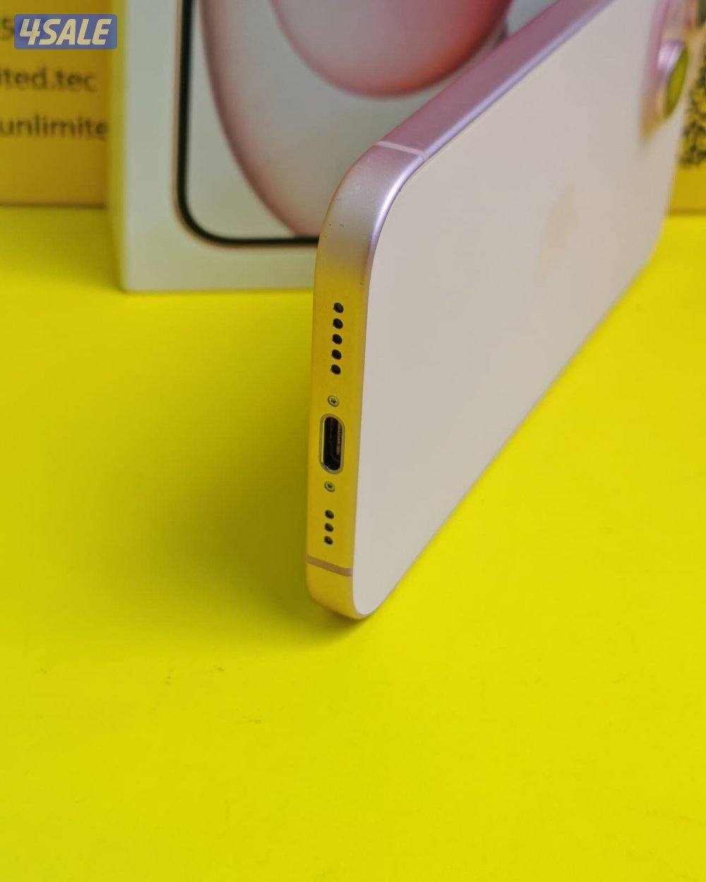 ايفون 15وردي 128 جيجا مستعمل كالجديدiPhone 15 128GB Pink Used Like New2