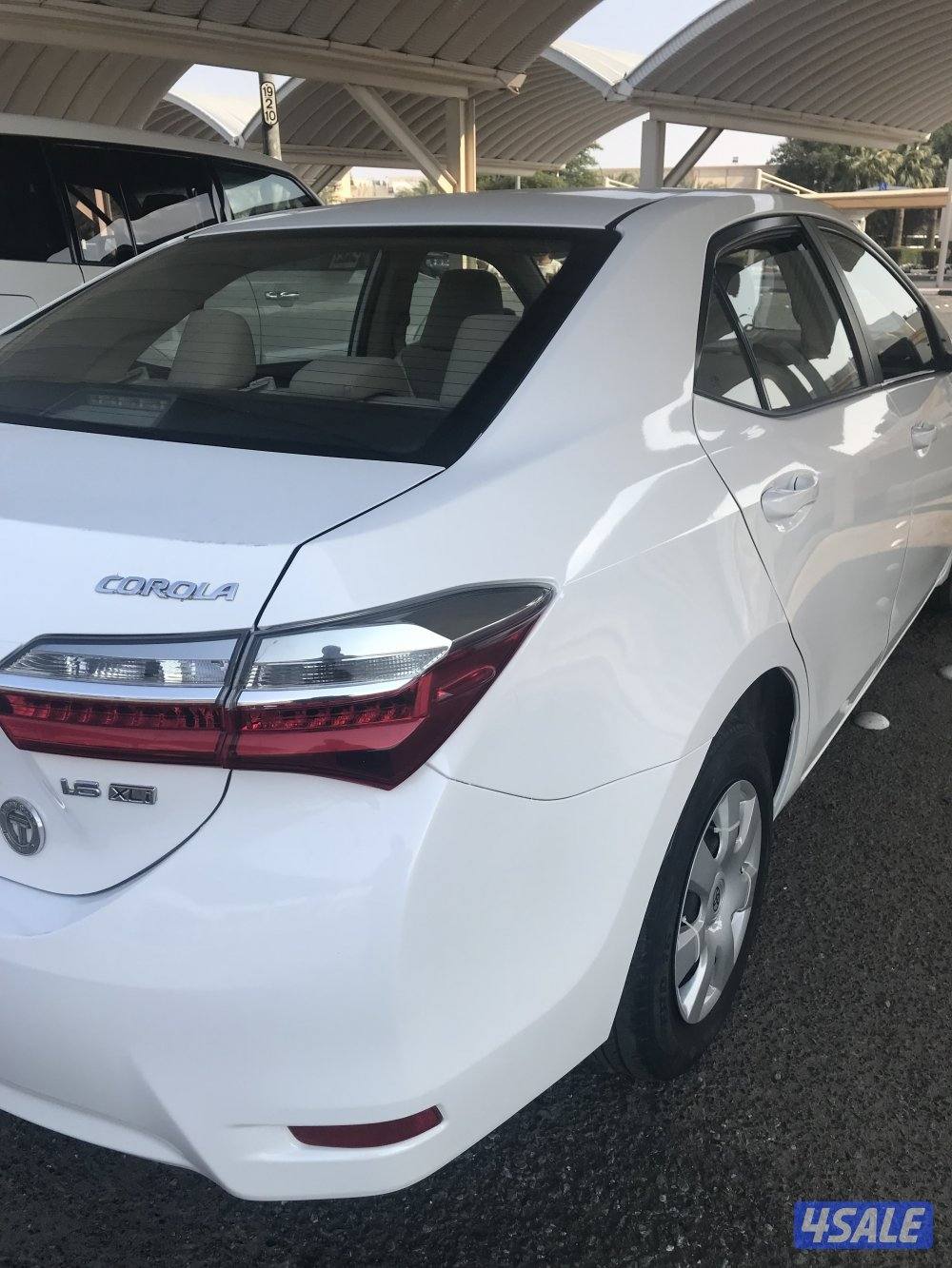 كورلا 2018 ابيض 1600 CC شرط الفحص مكينه جير شاصي 1600 نهائي1