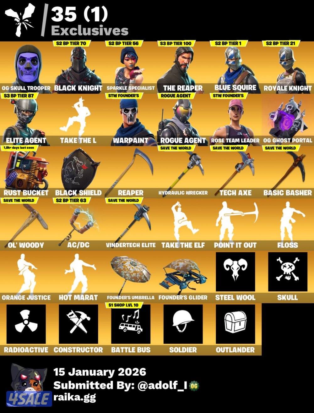 فورت نايت سكلتون مع شيطون3