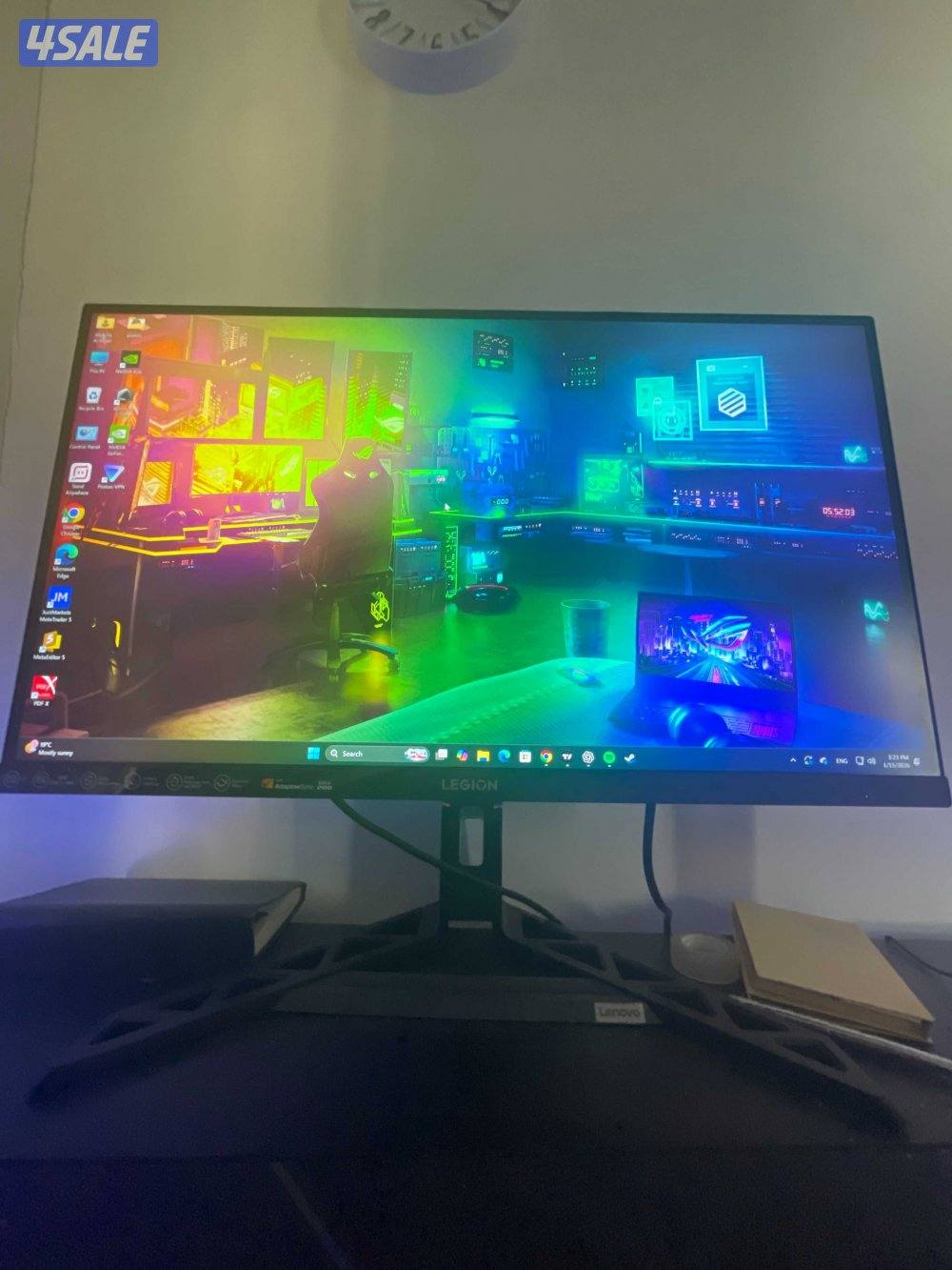 Gaming PC Intel i5-14400F RTX 5060 + 27” Lenovo QHD 200Hz (like new)5