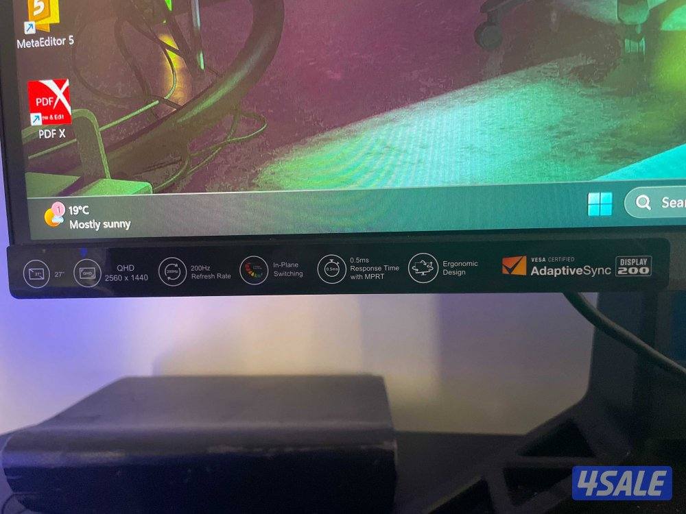 Gaming PC Intel i5-14400F RTX 5060 + 27” Lenovo QHD 200Hz (like new)7