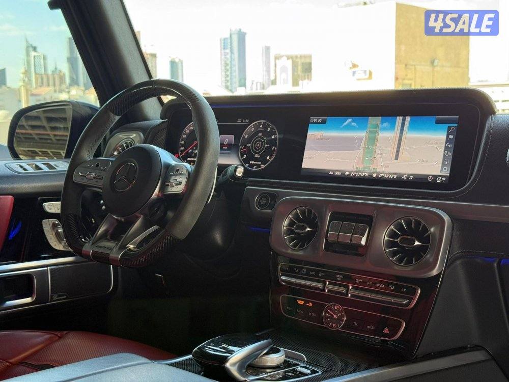 جي كلاس63AMG موديل2023 عداد40الف وارد الملا تحت الكفاله+الصيانه6