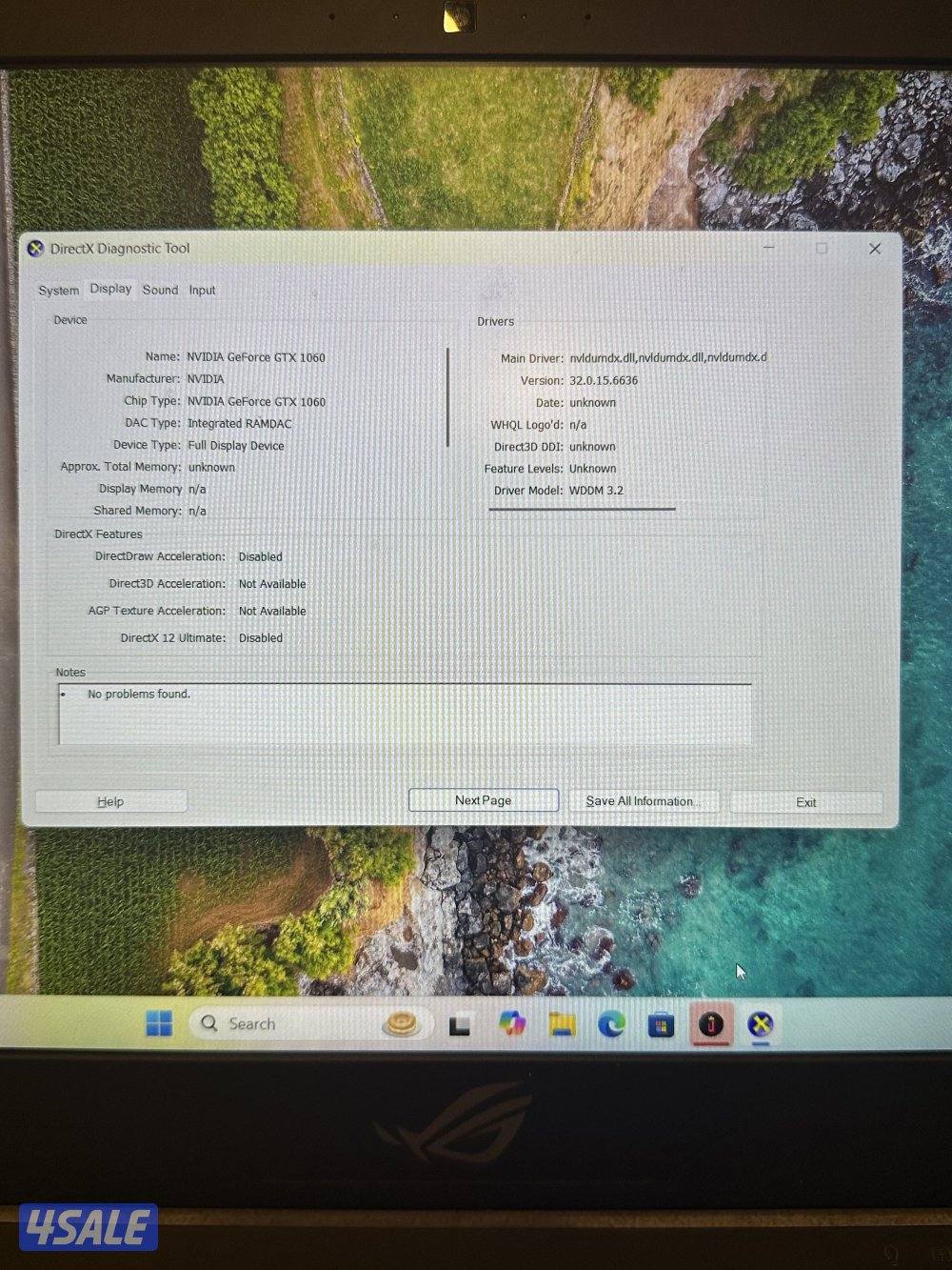 للبيع لابتوب العاب ( قيمنق ) Asus مواصفات ممتازه بسعر جيد.1