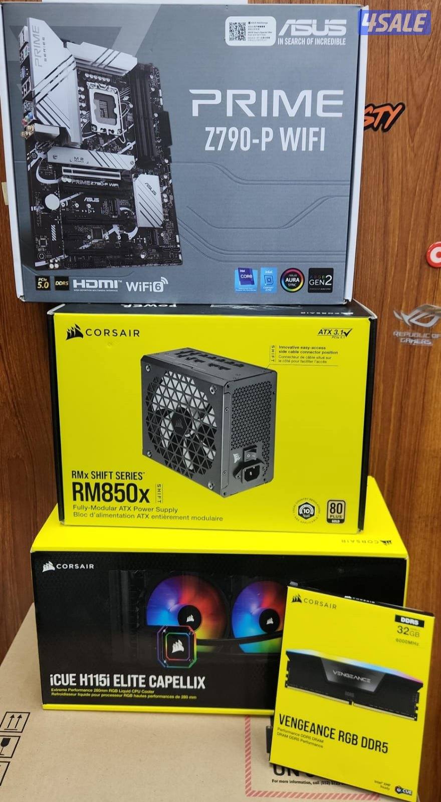 للبيع بي سيCore i7 14Gen /32GB ram DDR 5/1TB SSD /5070RTX 12 GB3