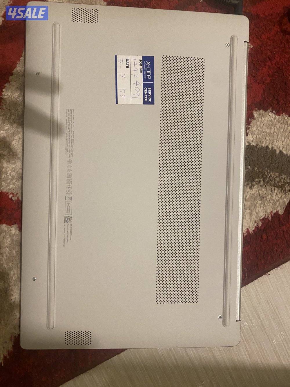 بيع لابتوب شبه جديد شاريه شهر /7/2025 مع حقيبة0