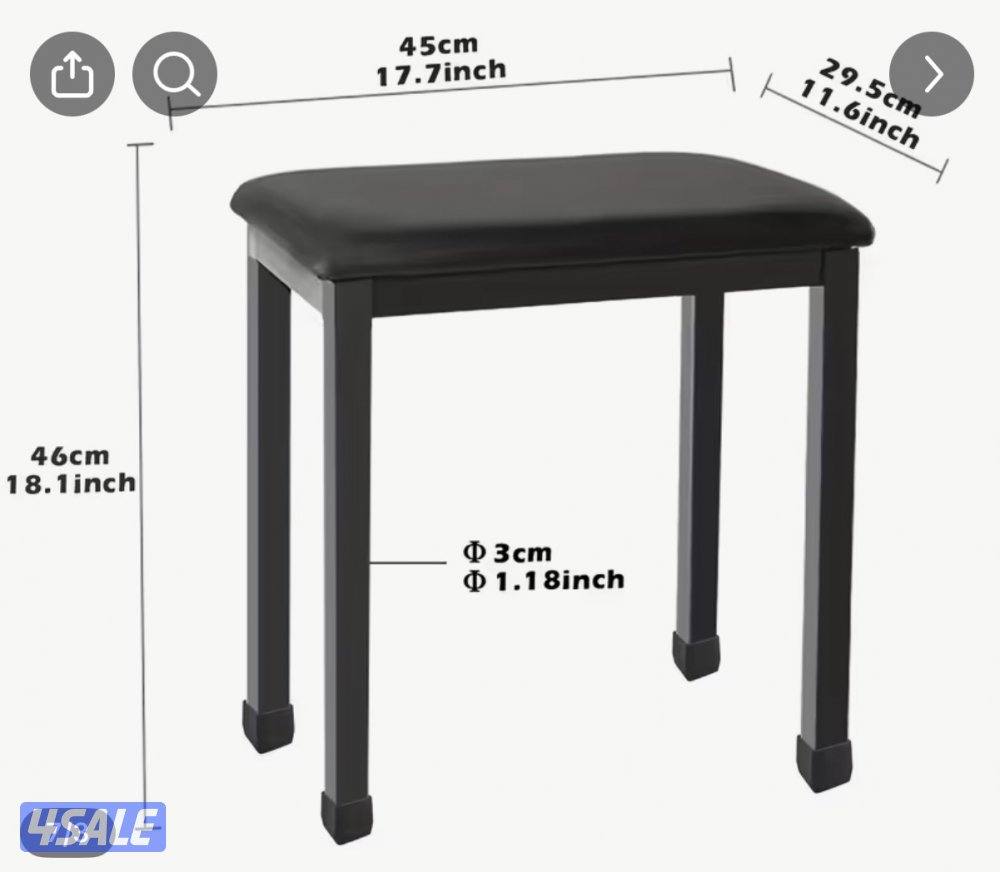 كرسي بيانو  طويل1