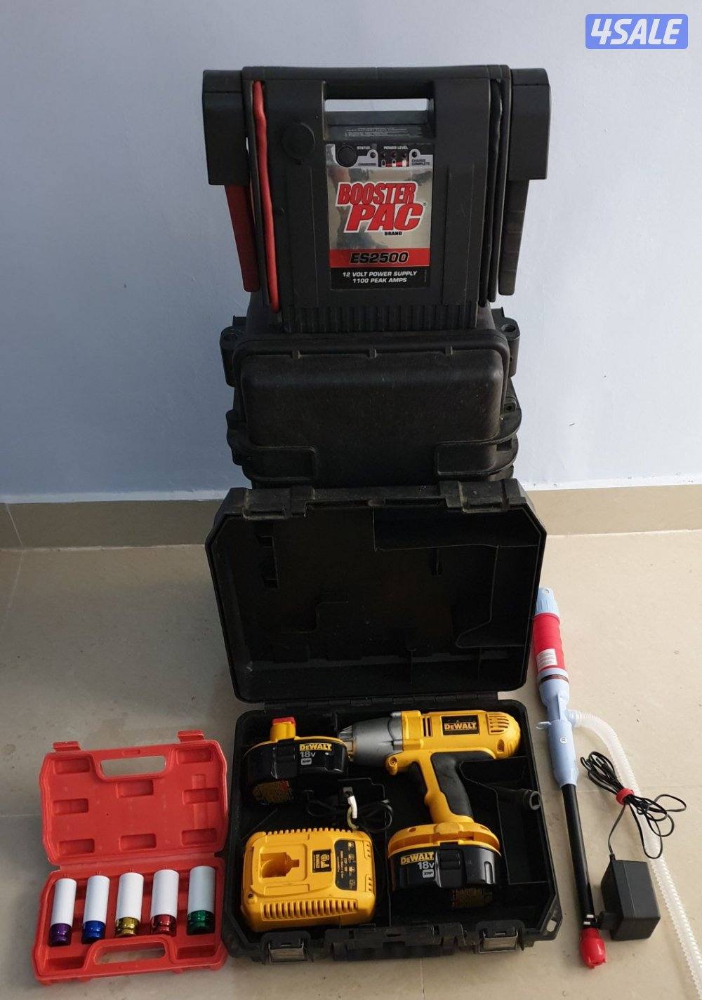 للبيع مفك براغي امريكي مع بوستر للبطارية مع كشافات0