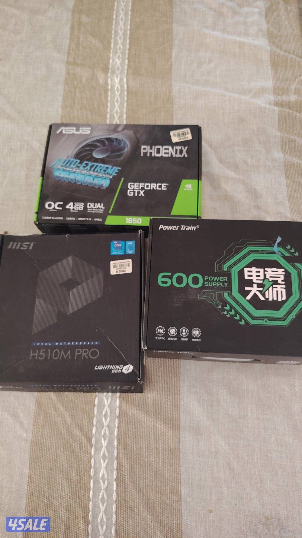 للبيع بي سي GTX 1650 جدا ممتاز للدراسة و العمل و الألعاب و غيره1