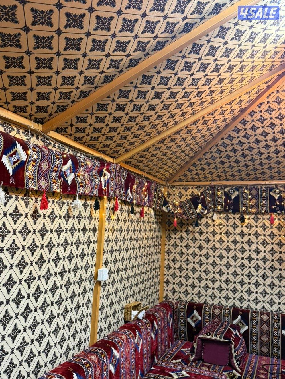 للبيع خيمه حديد مقاسها 5 في 3 تقريبا  مع كامل الاغراض2