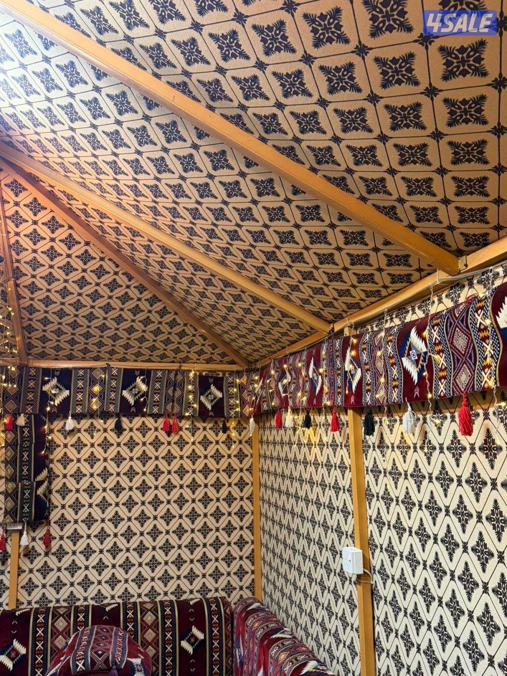 للبيع خيمه حديد مقاسها 5 في 3 تقريبا  مع كامل الاغراض3